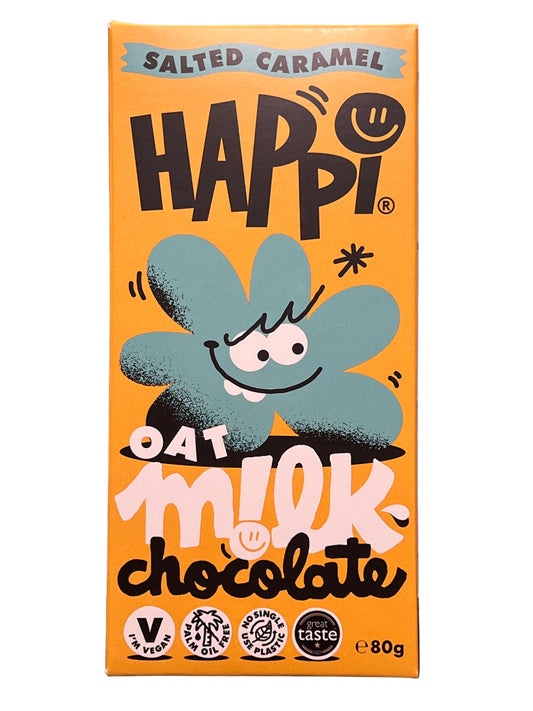 Happi Salted Caramel Oat Milk Bar 80g