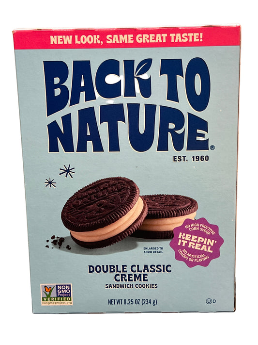 Back To Nature Double Classic Creme Sandwich Cookies