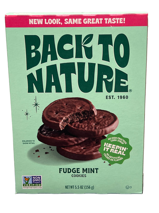 Back To Nature Fudge MInt Cookies