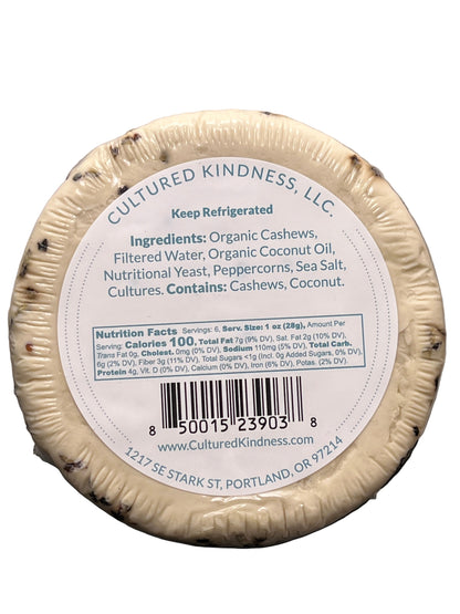 Cultured Kindness Pepper Brie Cheese