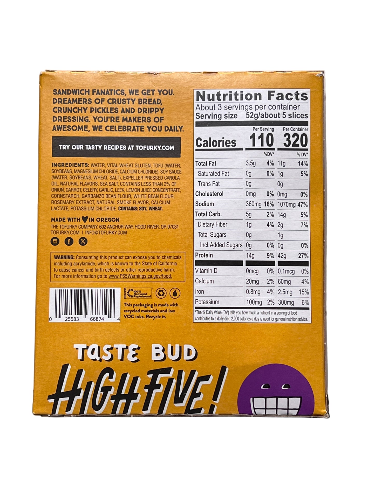 Tofurky Hickory Slices