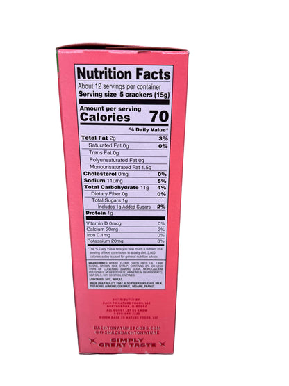 Back to Nature Classic Round Crackers