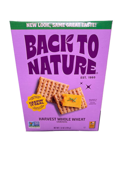 Back To Nature Harvest Whole Wheat Crackers