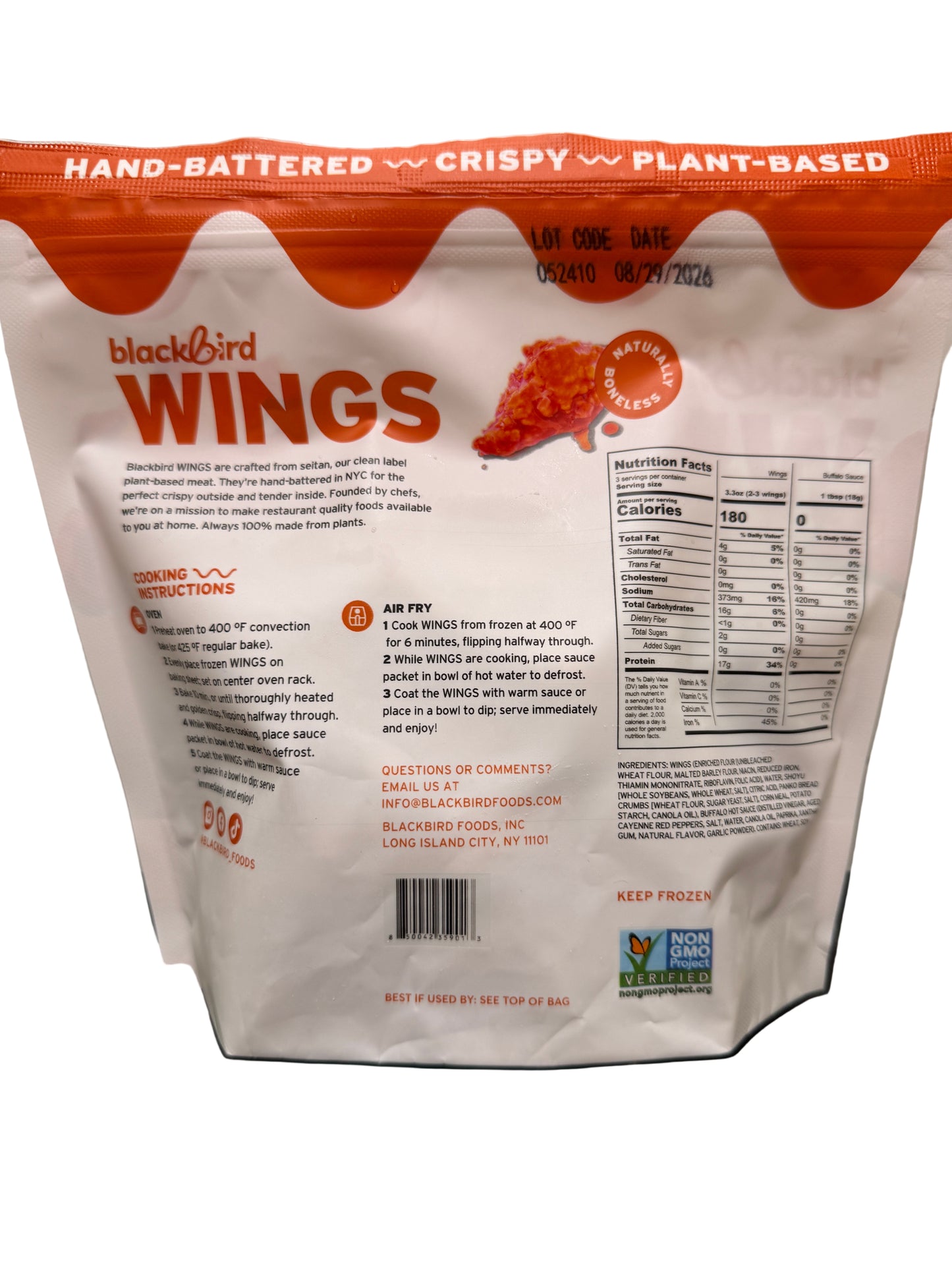 Blackbird Wings Buffalo