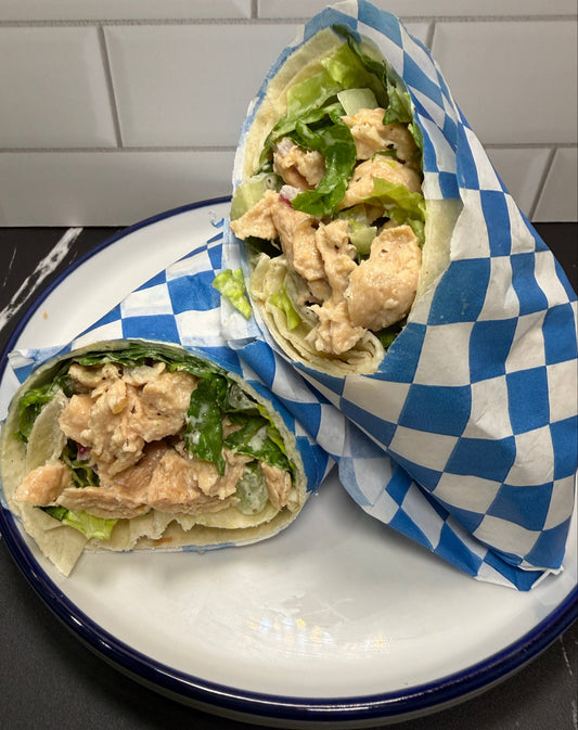 Food Fight! Chick*n Salad Wrap