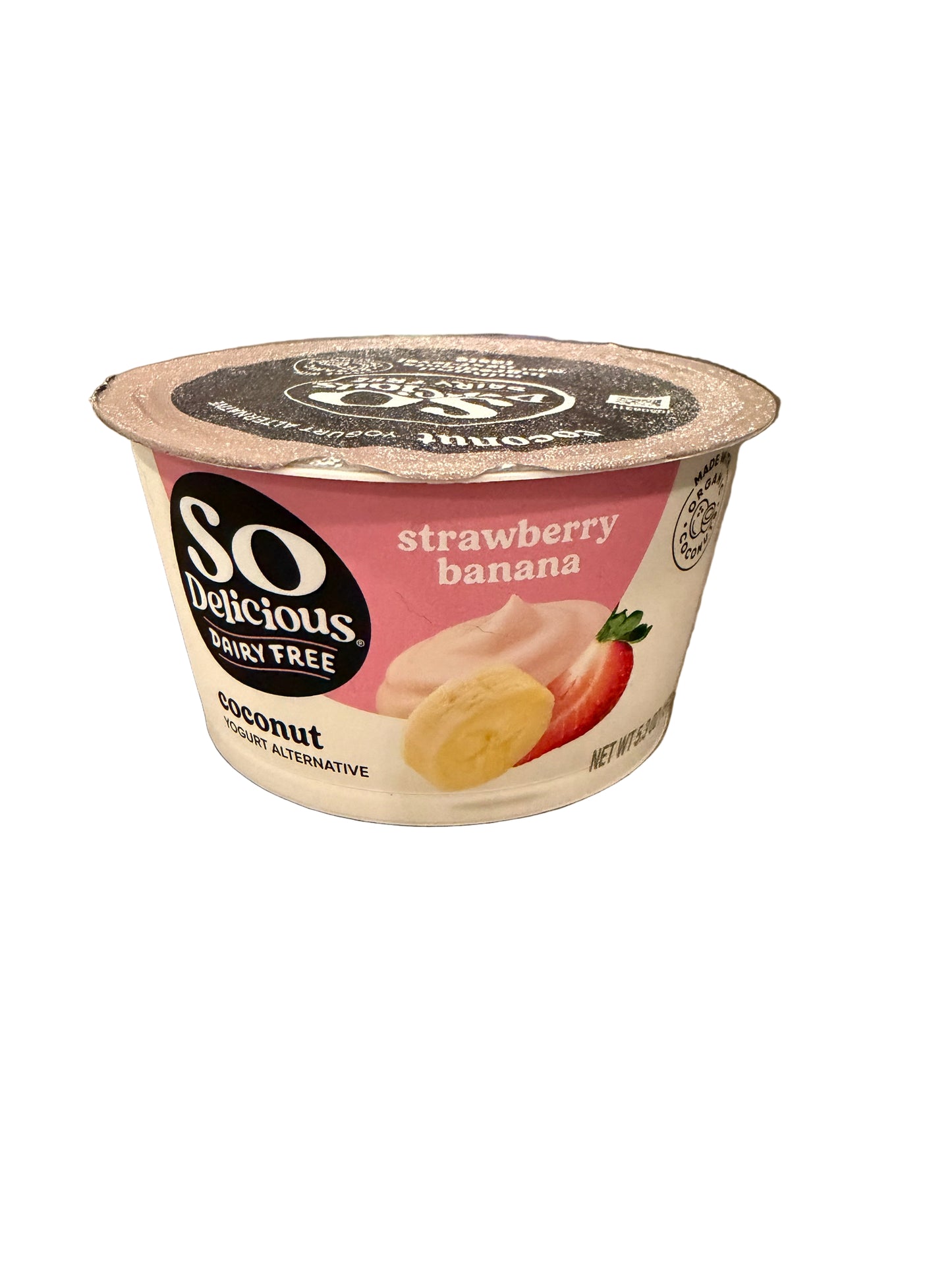 So Delicious Coconut Milk Yogurt Strawberry Banana
