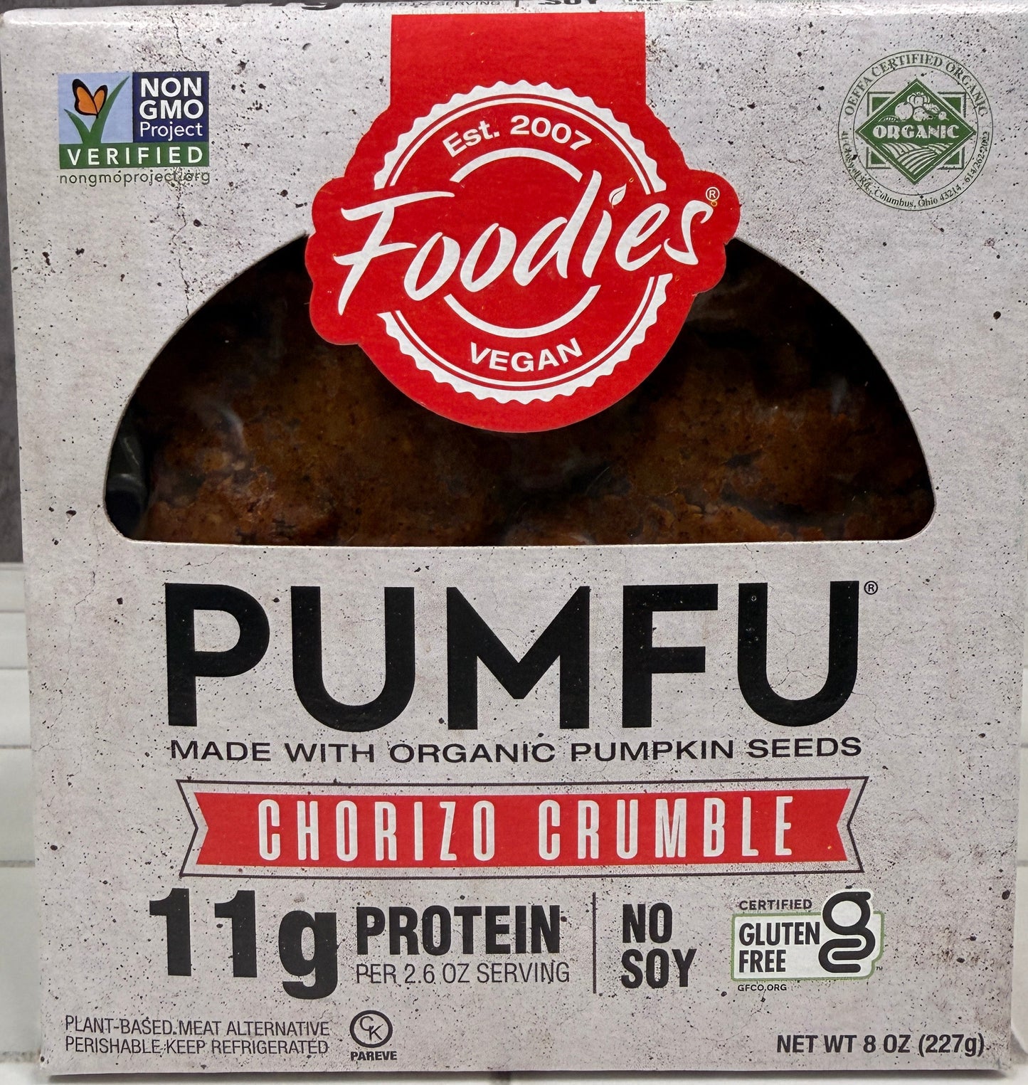 Pumfu Chorizo Crumble