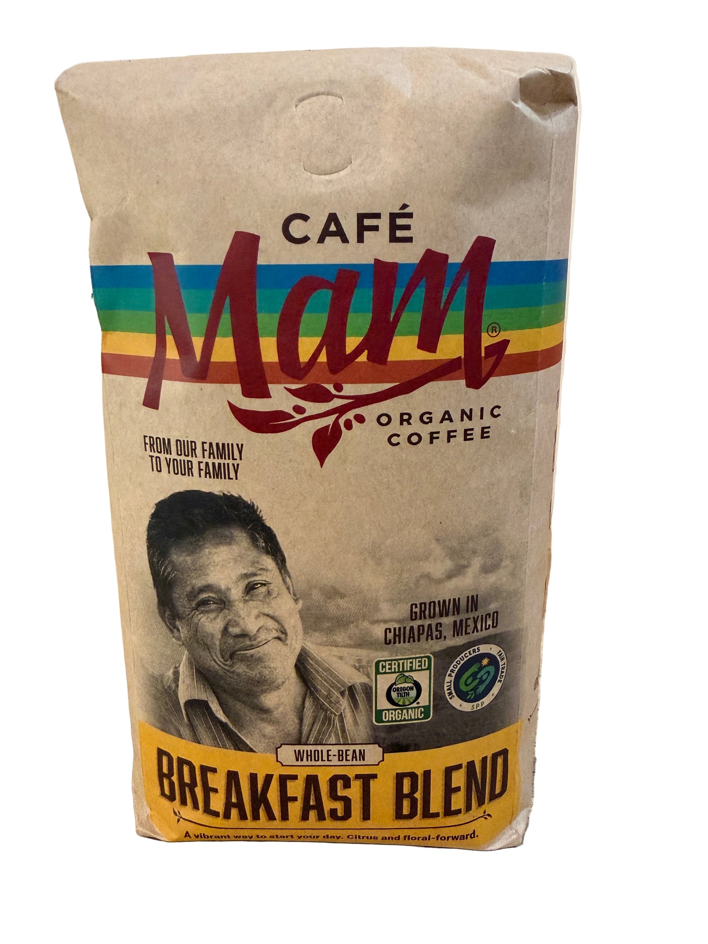Cafe Mam Breakfast Blend Whole Bean