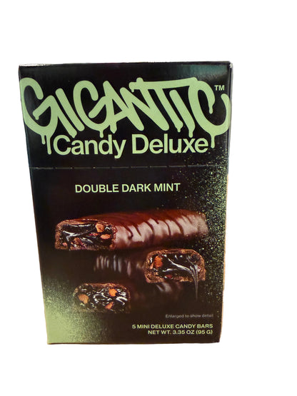Gigantic Double Dark Mint Deluxe Candy Bar 5pk