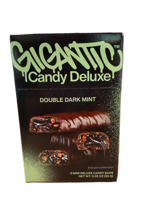 Gigantic Double Dark Mint Deluxe Candy Bar 5pk