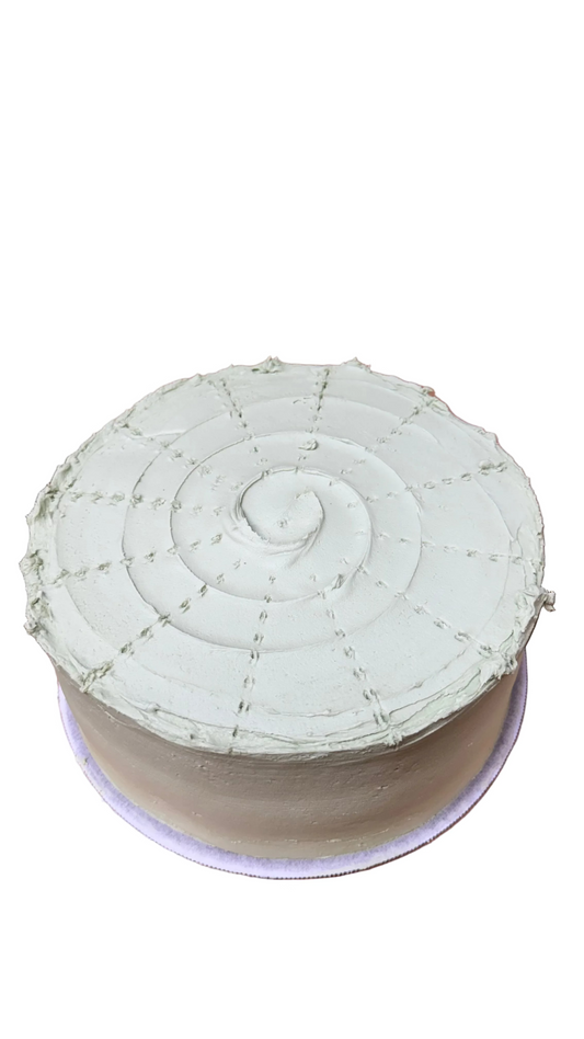 222 Pastry Cake Slice - Brown Sugar with Match Buttercream