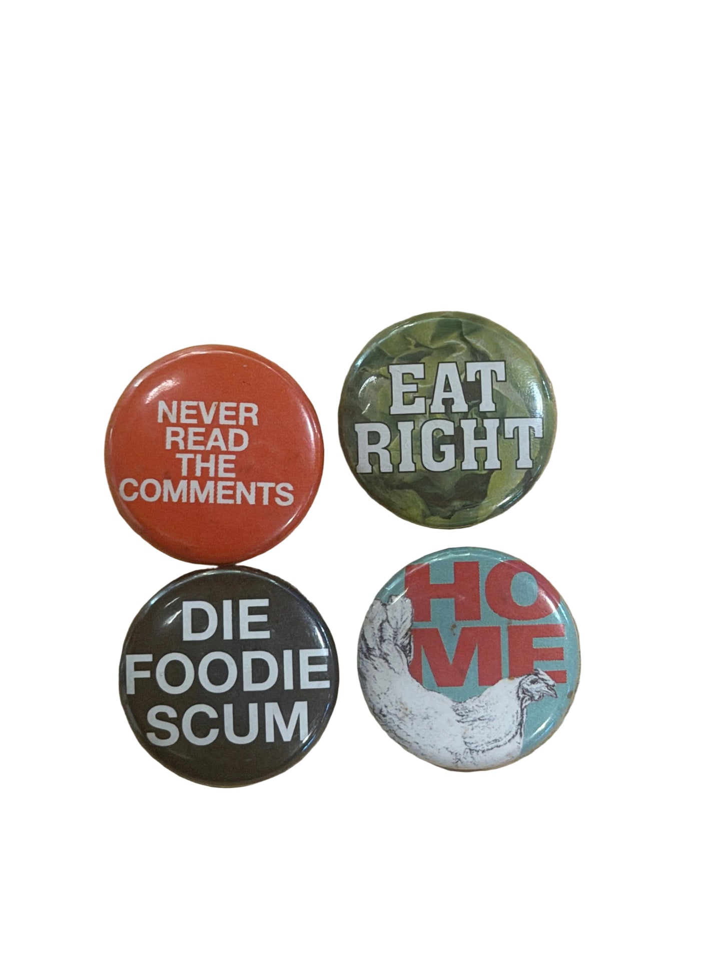 Food Fight! Buttons 2 for $1