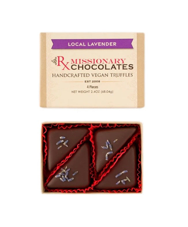 Missionary Local Lavender Truffles 4pk
