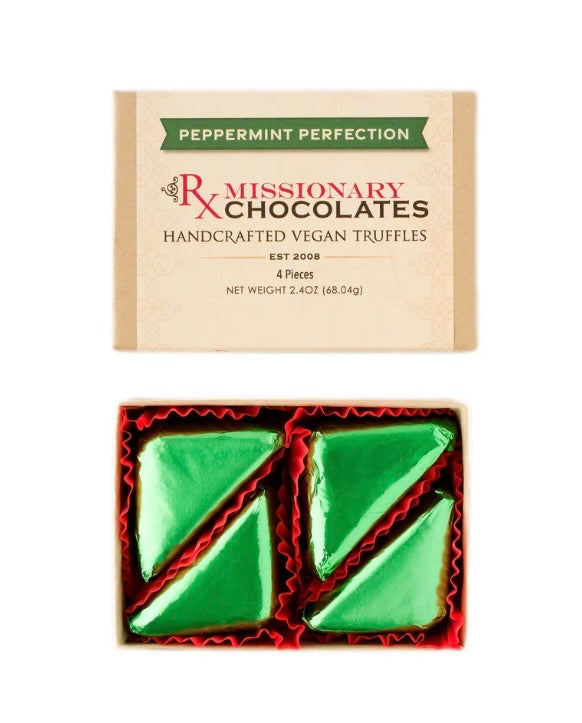 Missionary Peppermint Perfection Truffles 4pk
