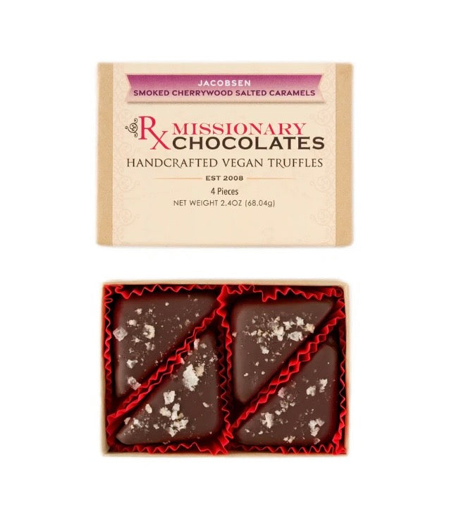 Missionary Jacobsen Smoked Cherrywood Salted Caramels Truffles 4pk