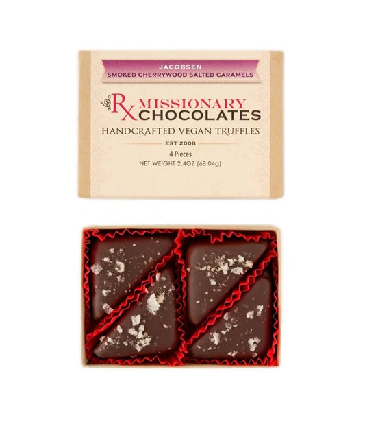 Missionary Jacobsen Smoked Cherrywood Salted Caramels Truffles 4pk