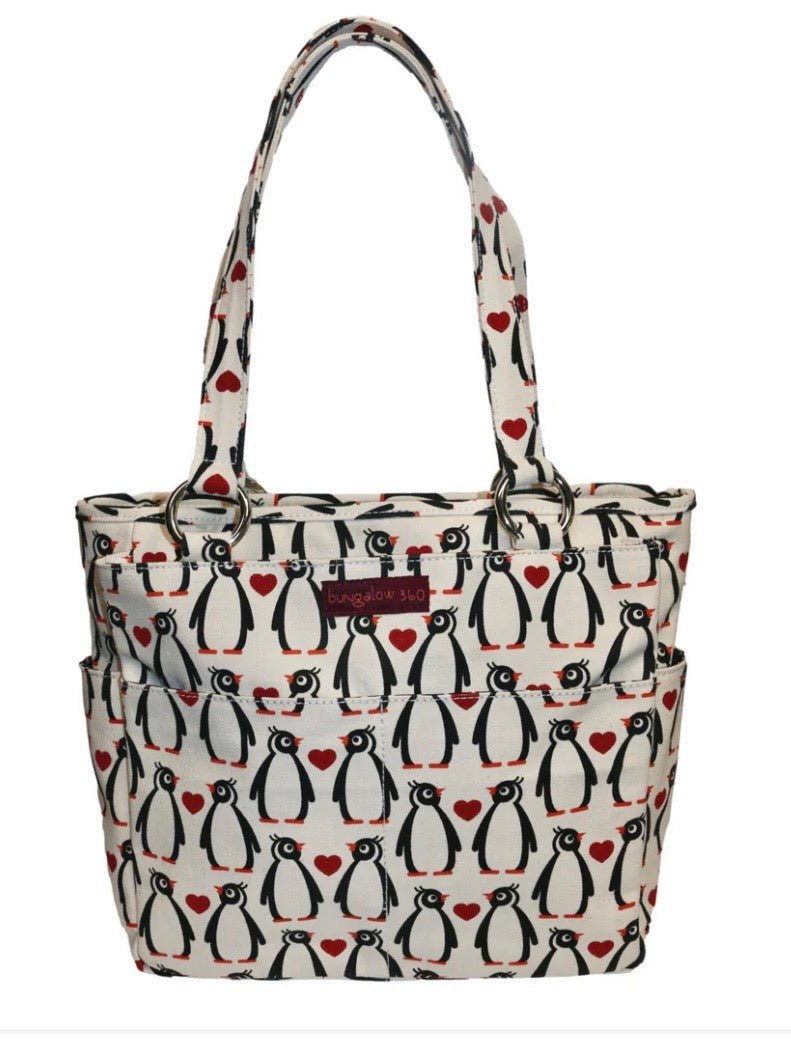 Bungalow360 Pocket Bag "Penguins"