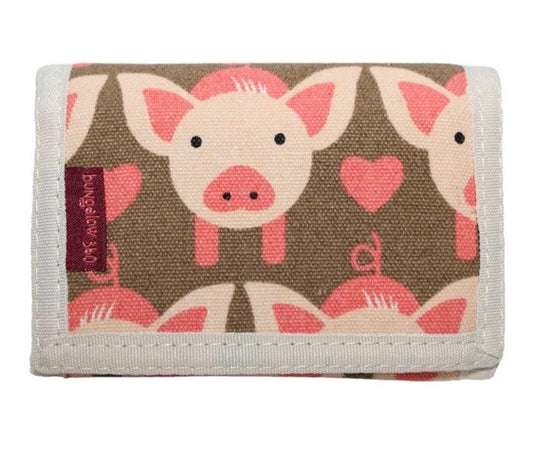 Bungalow360 Tri-Fold Wallet "Pig"