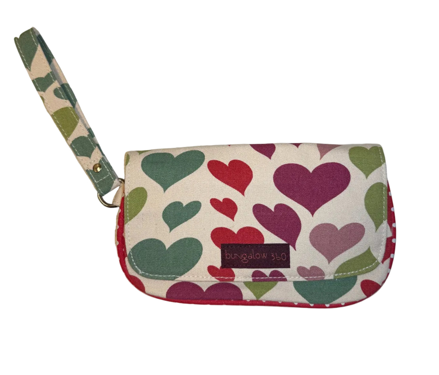 Bungalow360 Wristlet "Heart"