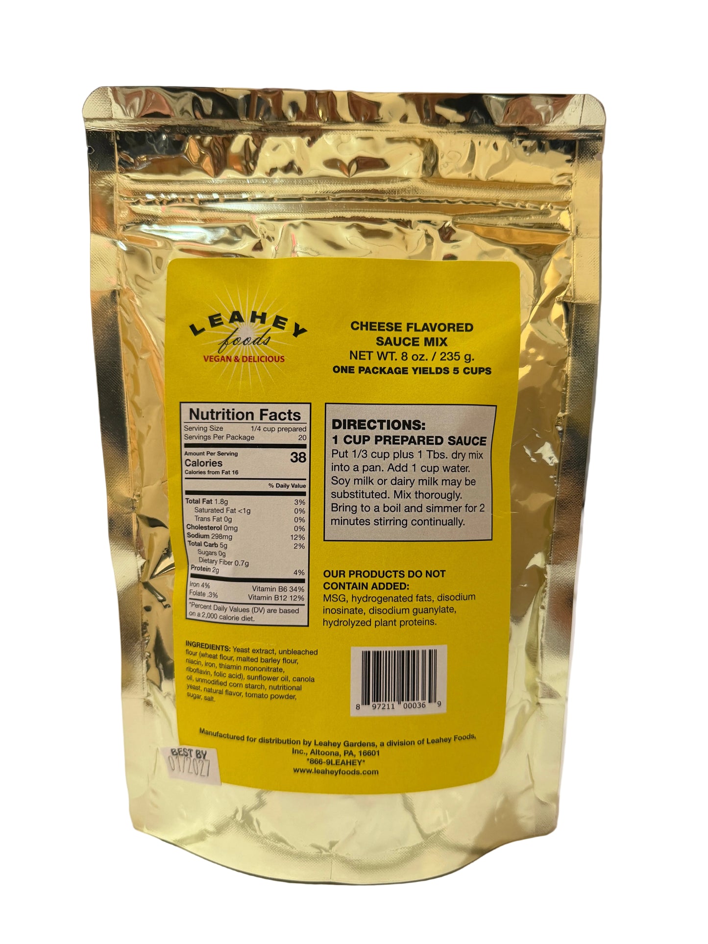Leahey Cheese Sauce