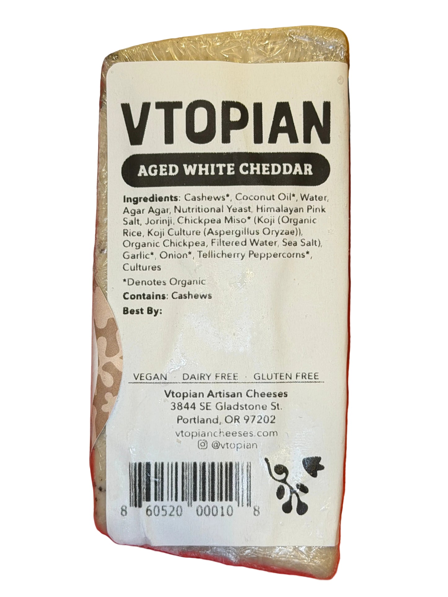 Vtopian Aged White Cheddar