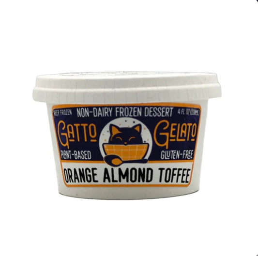 Gatto Gelato - Orange Almond Toffee