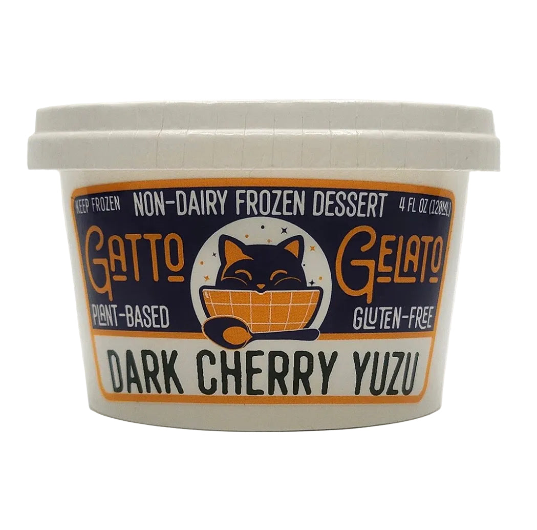 Gatto Gelato - Dark Cherry Yuzu Sorbet