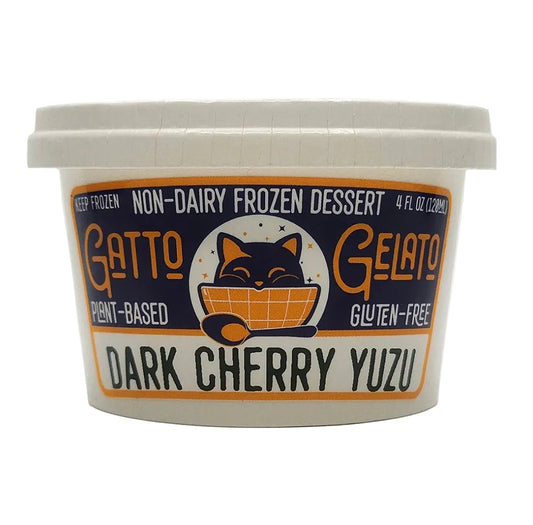 Gatto Gelato - Dark Cherry Yuzu Sorbet