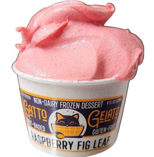 Gatto Gelato - Raspberry Fig Leaf Sorbet