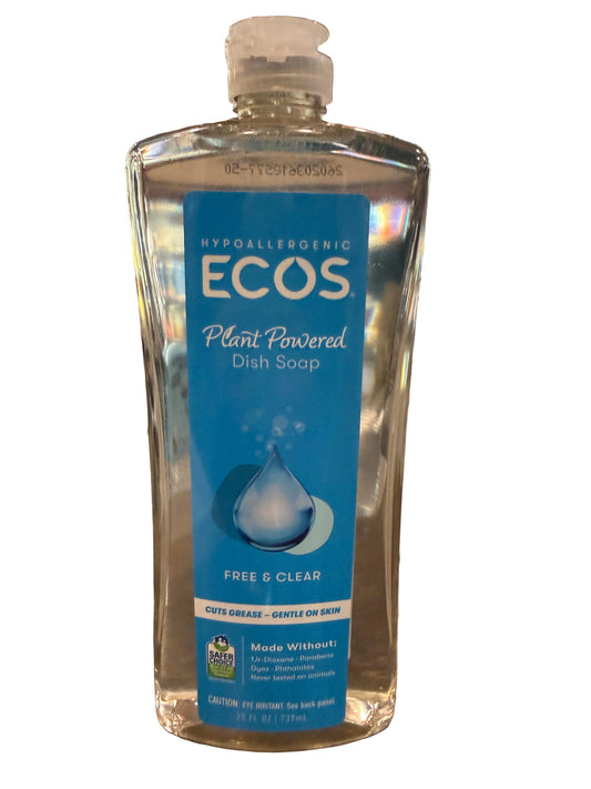 Ecos Dish Soap - Free & Clear