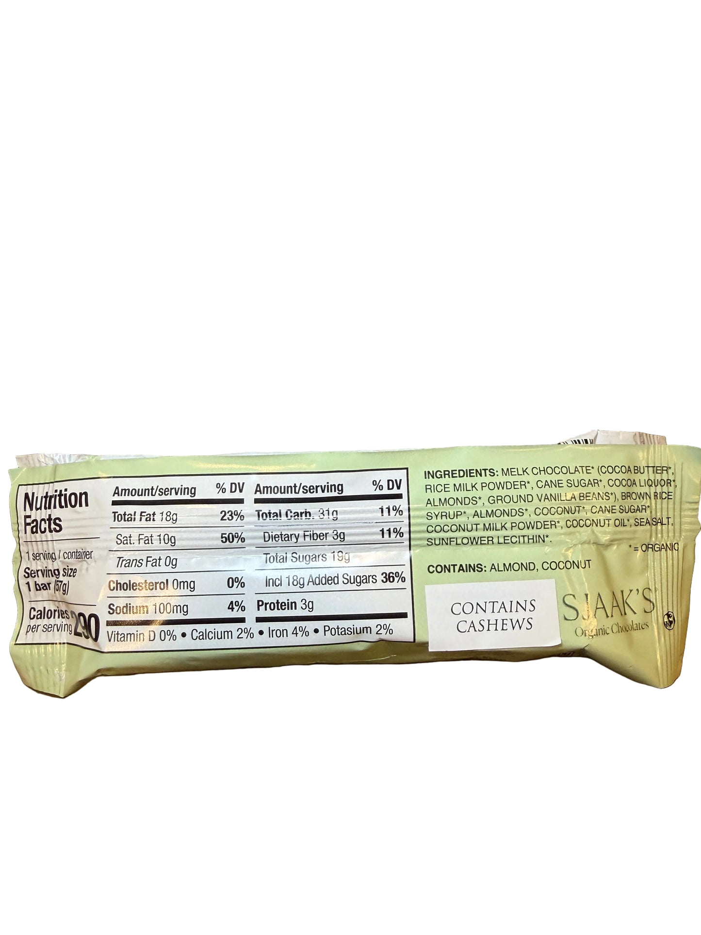 Sjaak's - Eli's Earth - Celebrate Chocolate Candy Bar