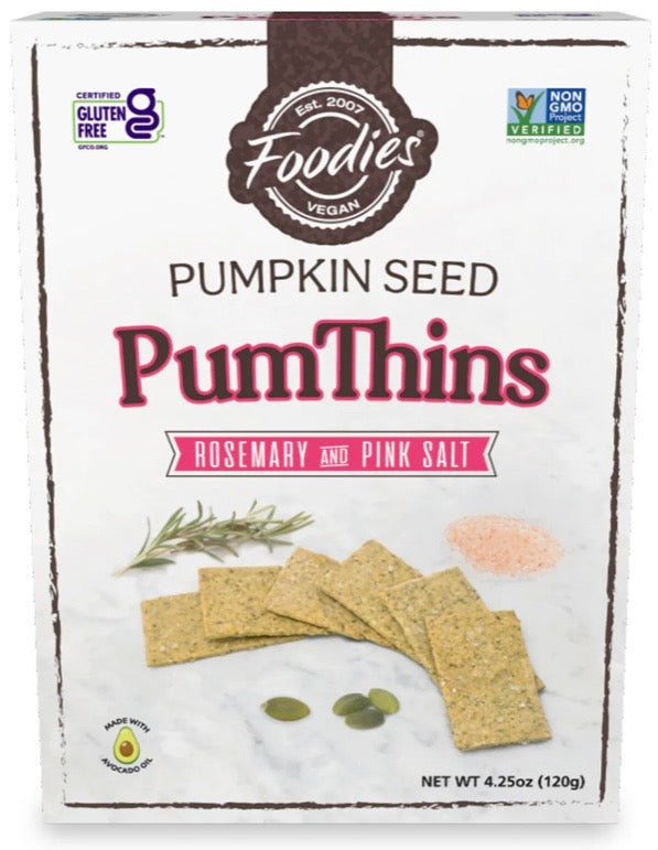 Foodies Vegan PumThins Rosemary & Pink Salt