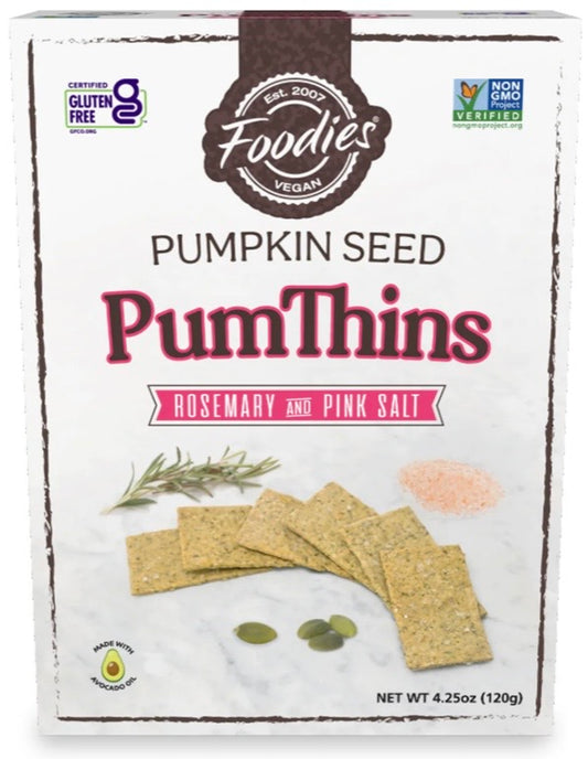 Foodies Vegan PumThins Rosemary & Pink Salt