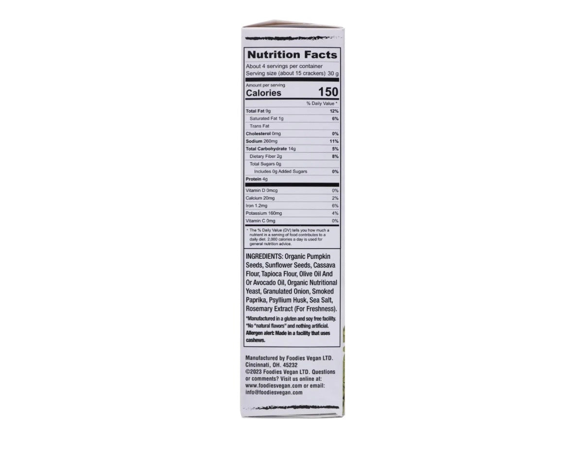 Foodies Vegan PumThins Smokey Chedda
