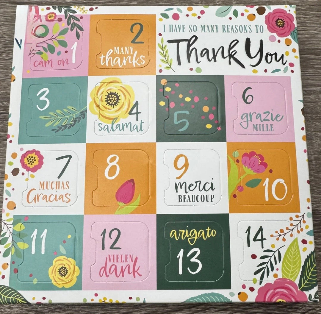 Missionary Chocolates - 16 piece Gratitude Advent Calendar