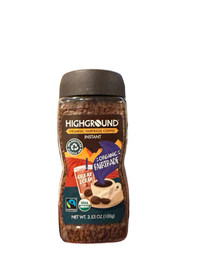 HighGround Organic Fairtrade Instant Coffee