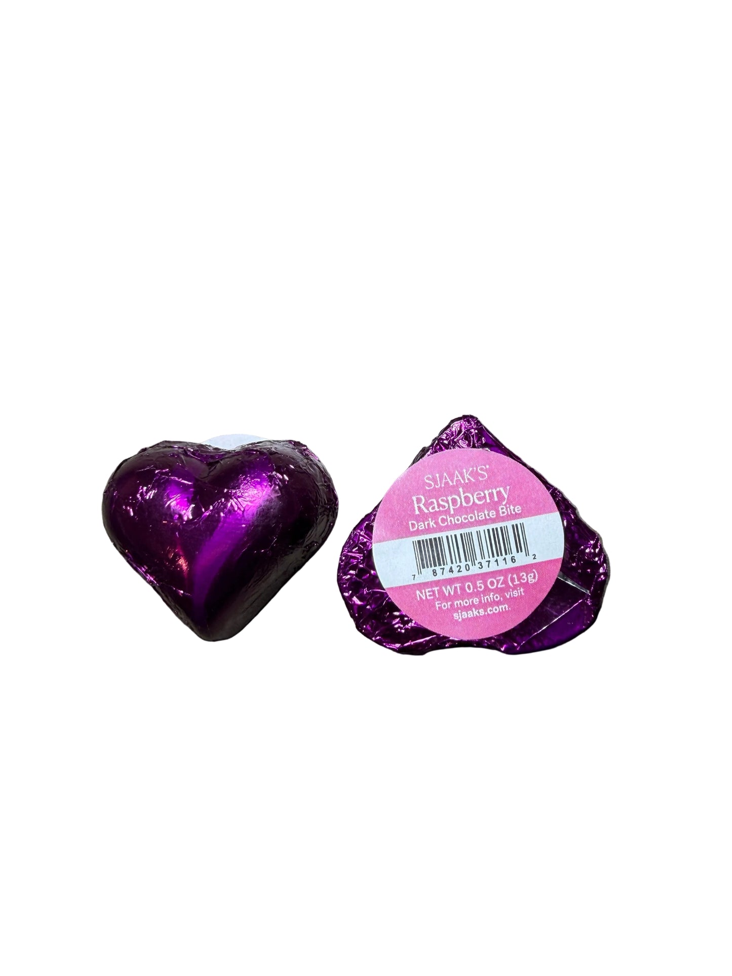 Sjaak's - Raspberry Dark Chocolate Hearts