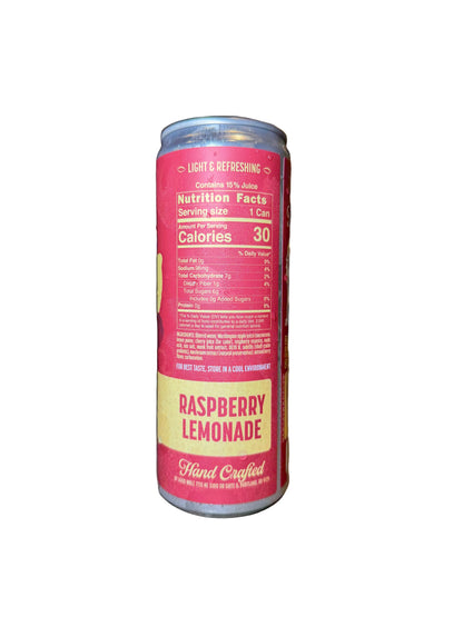 Good Wolf Beverages - Raspberry Lemonade Probiotic Soda - No Added Sugar; Hand-Crafted