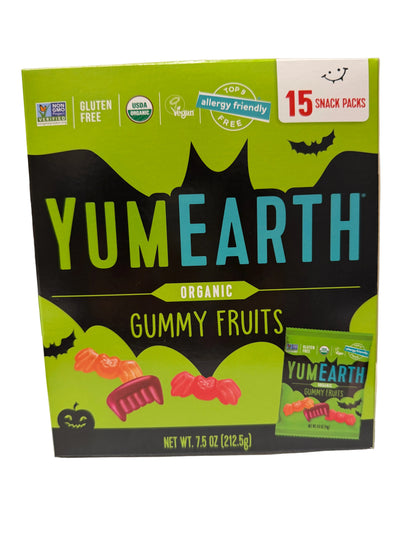 YumEarth - Halloween Gummy Fruits 15pk