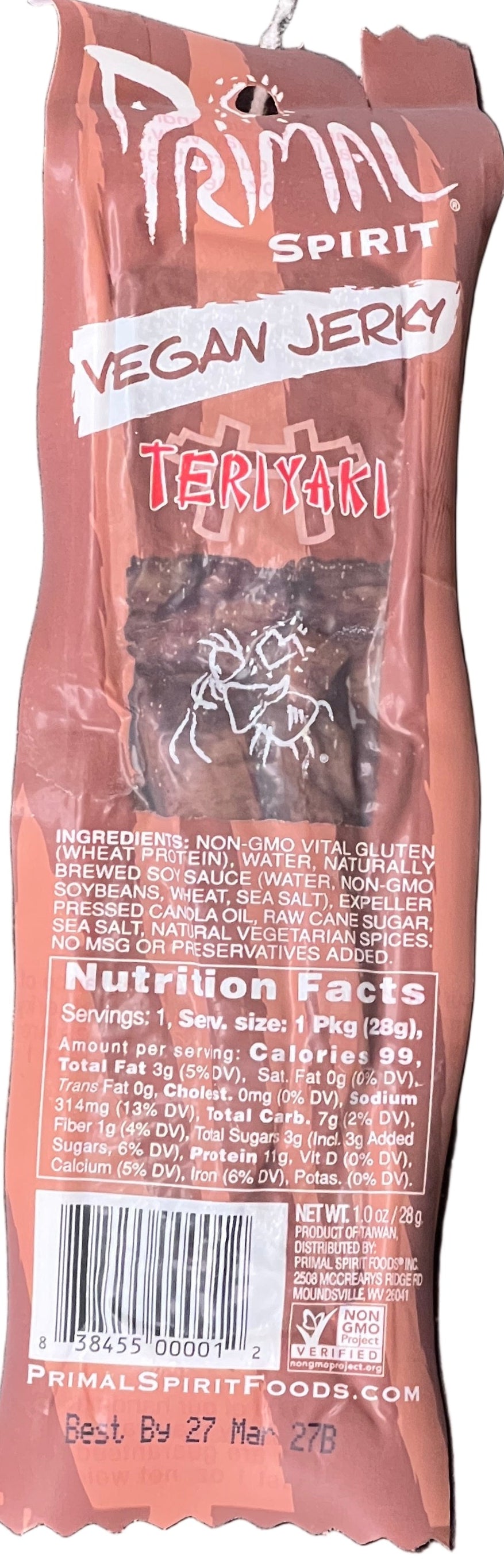 Primal Spirit Jerky Teriyaki