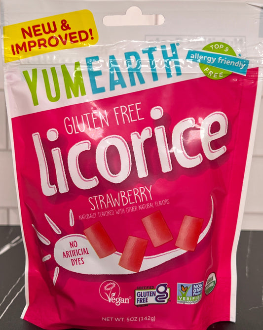 YumEarth Licorice - Strawberry