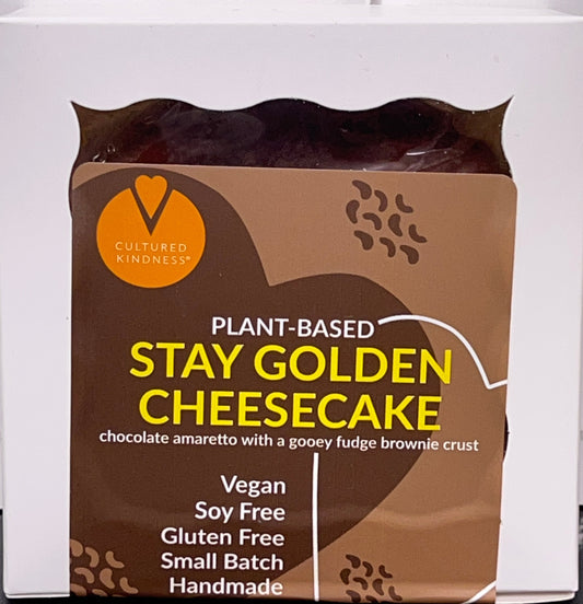 Cultured Kindness Stay Golden Cheesecake