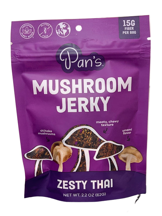Pan's Mushroom Jerky Zesty Thai
