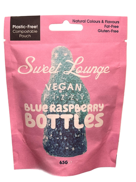 Sweet Lounge Fizzy Blue Raspberry Bottles 65g