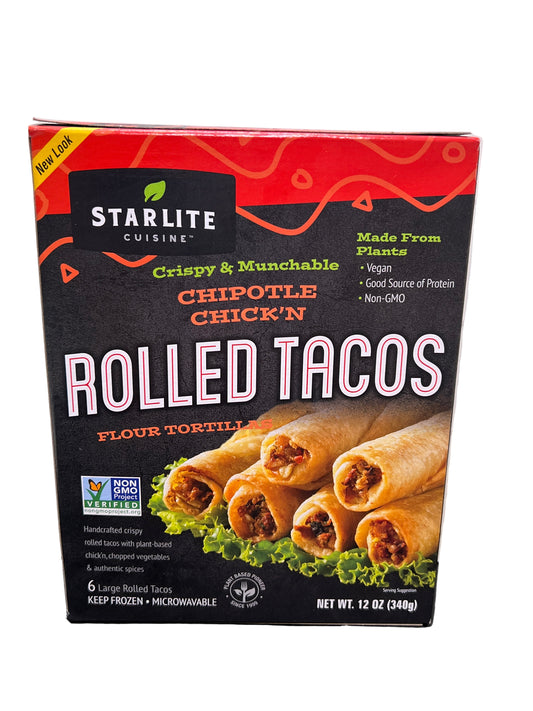StarLite Rolled Tacos Chipotle Chick'n