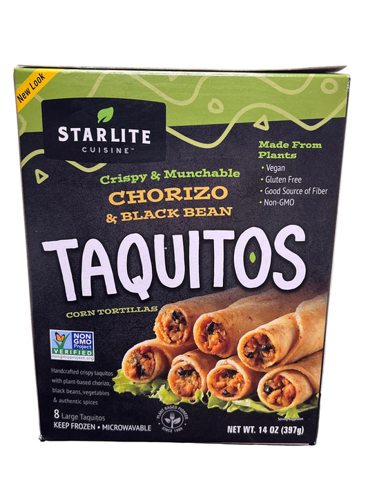 Starlite Taquitos Chorizo & Black Bean