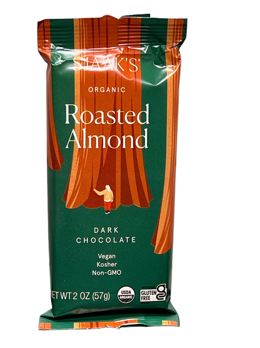 Sjaak's Roasted Almond Dark Chocolate