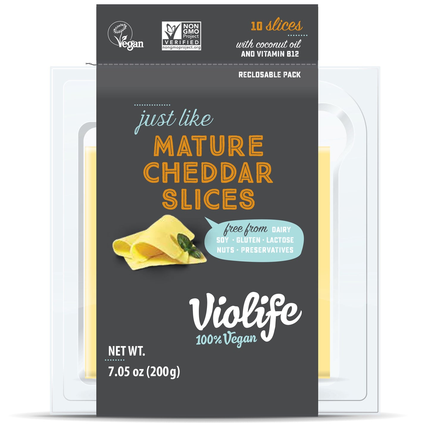 Violife Mature Cheddar Slices