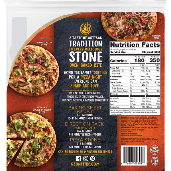 Stonefire Pizza Crust