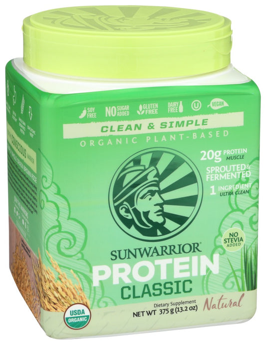Sunwarrior - 375g Classic Vegan Protein Powder - Rice Protein